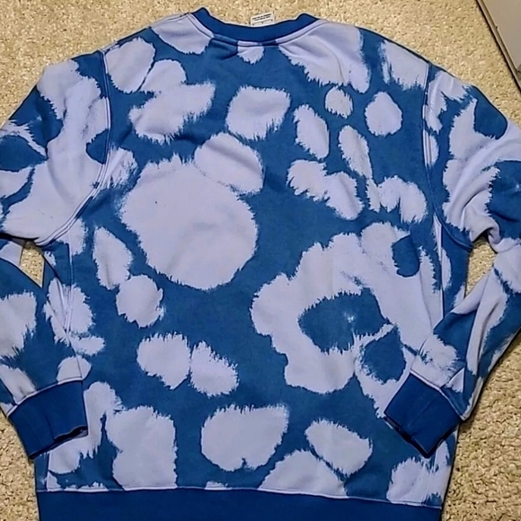 Nike Men's Blue Patterned Sweater Medium - Picture 2 of 13